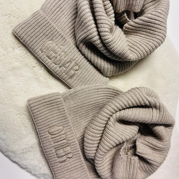 Muts + Kraagje merinowool (set)